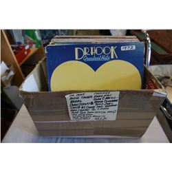 BOX OF 70s AND 80s RECORDS