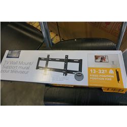 NEW OVERSTOCK INSIGNIA 13-32 INCH FIXED POSITION TV WALL MOUNT 40LB CAPACITY