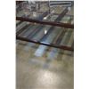 Image 2 : INDUSTRIAL MODERN 2 TIER GLASS TOP COFFEE TABLE