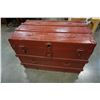 Image 1 : ANTIQUE WOODEN TRUNK