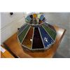 Image 2 : LEADED GLASS LIGHT FIXTURE