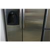 Image 2 : AMANA STAINLESS SIDE BY SIDE FRIDGE WITH FREEZER GUARANTEED TESTED AND WORKING