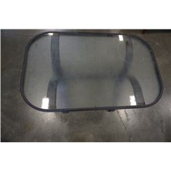 GLASS TOP PATIO TABLE