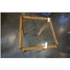 Image 2 : SMALL BAMBOO END TABLE W/ GLASS