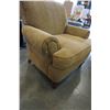 Image 2 : UPHOLSTERED ROLLED ARM CHAIR
