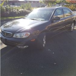 2001 INFINITI 130 4 DOOR SEDAN, AUTOMATIC, 192600KM WITH 2 KEYS AND 2 FOBS, CAR FAX AND REGISTRATION