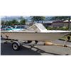 Image 19 : 2007 U-BILT BOAT TRAILER, SINGLE AXLE, 19 FOOT TRAILER INCLUDES 1984 ANCHOR FIBERGLASS HULL BOAT, MA
