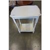 Image 7 : VINTAGE PAINTED DUNCAN PHYFE STYLE CLOVER TABLE AND BARLEY TWIST TABLE