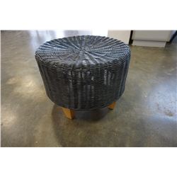 WICKER FOOT STOOL