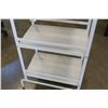 Image 2 : WHITE 3-TIER METAL CART