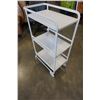 Image 3 : WHITE 3-TIER METAL CART