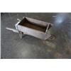 Image 1 : WOOD WHEEL BARROW PLANTER
