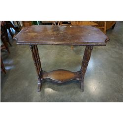 WALNUT SIDE TABLE