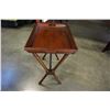 Image 2 : WOODEN TV TRAY AND STAND