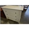 Image 1 : 3 DRAWER WHITE DRESSER