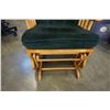 Image 5 : OAK GLIDER ROCKER