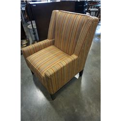 STRIPED STYLUS ACCENT CHAIR