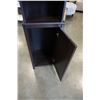 Image 3 : ESPRESSO FINISH SHELF W/ DOOR