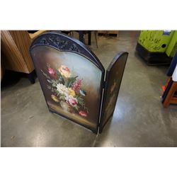 WOODEN FIRE SCREEN