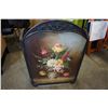 Image 2 : WOODEN FIRE SCREEN