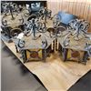 Image 2 : 4 LEADED GLASS LIGHT COVERS