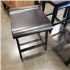 Image 2 : BLACK BAR HEIGHT TABLE AND 4 BENTWOOD BAR STOOLS
