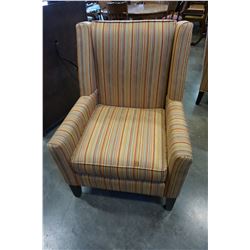 STRIPED STYLUS ACCENT CHAIR