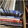 Image 3 : SMALL BOX OF DVDS, MATRIX, AND GAMES