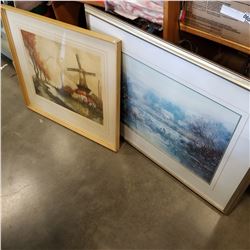 25 x 32 SIGNED BY BARBARA KRUPP PRINT IN GOLD FRAME 121/450