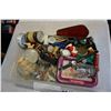 Image 2 : CLEAR TOTE OF ANTIQUE NICK NACKS AND COLLECTIBLES
