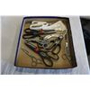 Image 1 : TRAY LOT OF SCISSORS - SOME SURGICAL/SOME BARBER