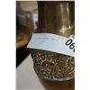Image 3 : 2 SLEEVED BRASS VASES