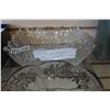 Image 2 : SILVER OVERLAY DISH AND PINWHEEL CRYSTAL DISH