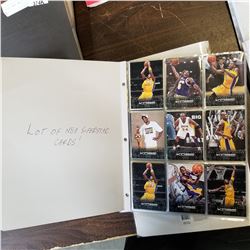BINDER OF NBA SUPERSTAR CARDS