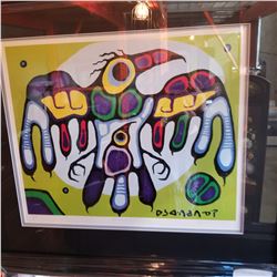 "THUNDERBIRD PROTECTS YOUNG" LEP BY NORVAL MORRISSEAU #25035