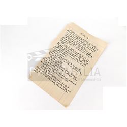 Scary Stories to Tell in the Dark - 'The Big Toe' Scary Story Ripped Page Prop (0221)