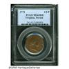 Image 1 : 1773 1/2P Virginia Halfpenny, Period MS63 Red and