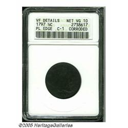 1797 1/2 C 1 Above 1--Corroded--ANACS. VF Details