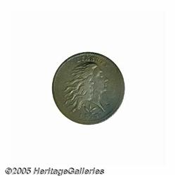 1793 1C Wreath Cent--Vine and Bars--VF35 NGC. S-9