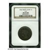 Image 1 : 1846 1C Small Date MS65 Brown NGC. N-6, R.1. Plea