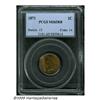 Image 1 : 1871 1C MS65 Red and Brown PCGS. Lustrous surface