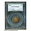 Image 1 : 1866 1C PR64 Red and Brown PCGS. A flashy near-Ge