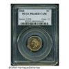 Image 1 : 1868 1C PR64 Red Cameo PCGS. Well struck with lov