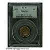 Image 3 : 1870 1C PR65 Red PCGS. Type One Reverse. The shal