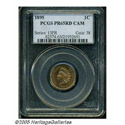 1895 1C PR65 Red Cameo PCGS. This is a splendid G
