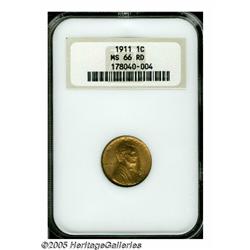 1911 1C MS66 Red NGC. Fully brilliant with frosty