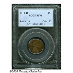 1914-D 1C XF45 PCGS. This key date example takes 