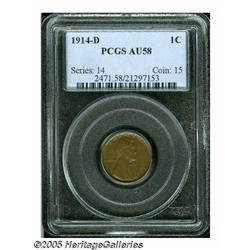 1914-D 1C AU58 PCGS. An excellent example of this