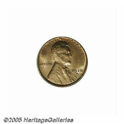 1928-S 1C MS65 Red PCGS. An extraordinary example