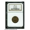 Image 1 : 1869 2C PR64 Red NGC. A meticulously struck and b